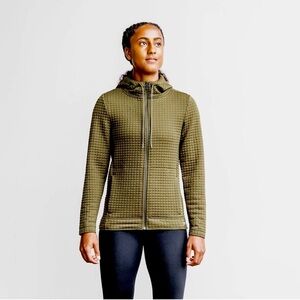 No Bull blue Quilted Hoodie Jacket